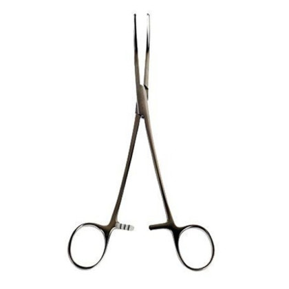 Зажим Rochester Pean изогнутый 200 мм (Зажим к/о, зубчатый, изогнутый №2 200 мм Sammar Фото товара Зажим Rochester Pean изогнутый 200 мм (Зажим к/о, зубчатый, изогнутый №2 200 мм Sammar