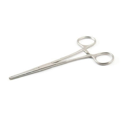 Фото товара Зажим Rochester Pean прямой 160 мм (Зажим к/о, зубчатый, прямой №1, 160 мм) Sammar