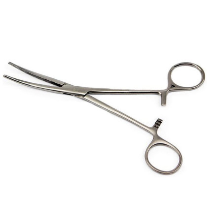 Фото товара Зажим артериальный изогнутый Пеана 164 мм (матир.) (аналог З-62-2)