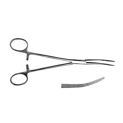 Фото товара Зажим артериальный изогнутый Пеана 203 мм (блестящие)