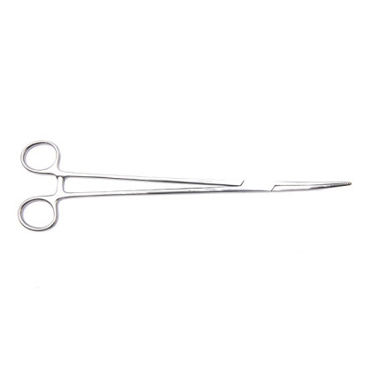 Зажим артериальный лигатурный с пологим изгибом Zenker, 285 мм Фото товара Зажим артериальный лигатурный с пологим изгибом Zenker, 285 мм