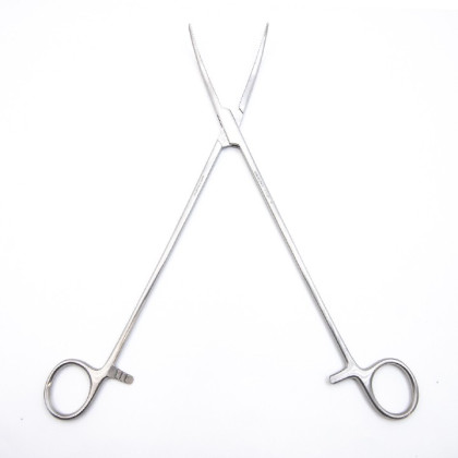 Зажим артериальный лигатурный с пологим изгибом Zenker, 285 мм Фото товара Зажим артериальный лигатурный с пологим изгибом Zenker, 285 мм