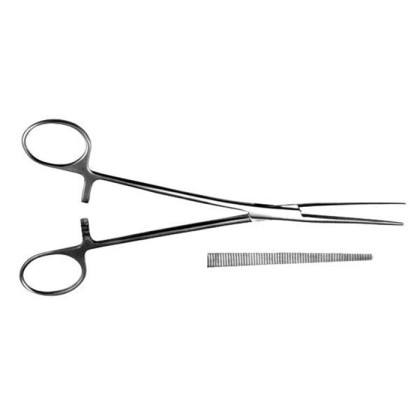 Фото товара Зажим артериальный прямой Пеана, 206 мм (матир.)