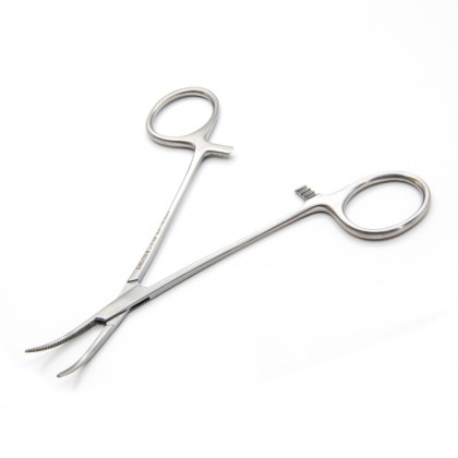 Зажим артериальный типа Mikro-Mosquito изогнутый, 12 см Фото товара Зажим артериальный типа Mikro-Mosquito изогнутый, 12 см