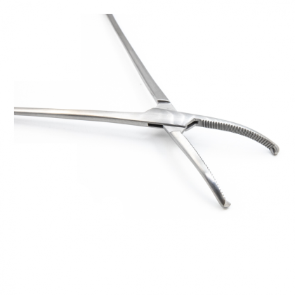 Зажим вагинальный, по Вертгейму, 23 см Фото товара Зажим вагинальный, по Вертгейму, 23 см