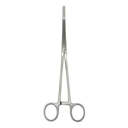 Зажим гинекологический изогнутый 255 мм Surgicon Фото товара Зажим гинекологический изогнутый 255 мм Surgicon