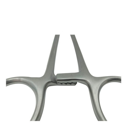 Зажим гинекологический изогнутый 255 мм Surgicon Фото товара Зажим гинекологический изогнутый 255 мм Surgicon