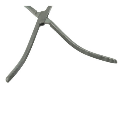 Зажим гинекологический изогнутый 255 мм Surgicon Фото товара Зажим гинекологический изогнутый 255 мм Surgicon