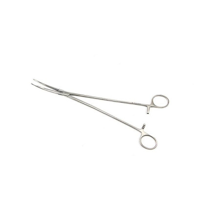 Зажим гинекологический, изогнутый, 255 мм Фото товара Зажим гинекологический, изогнутый, 255 мм