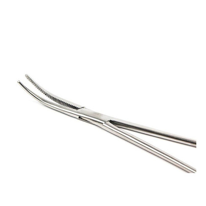 Зажим гинекологический, изогнутый, 255 мм Фото товара Зажим гинекологический, изогнутый, 255 мм