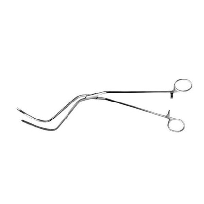 Зажим д/врем.пережат.аорты, легкого артер. с кремал. с 2-м изгиб., 295 мм Фото товара Зажим д/врем.пережат.аорты, легкого артер. с кремал. с 2-м изгиб., 295 мм