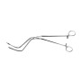 Зажим д/врем.пережат.аорты, легкого артер. с кремал. с 2-м изгиб., 295 мм Фото товара Зажим д/врем.пережат.аорты, легкого артер. с кремал. с 2-м изгиб., 295 мм