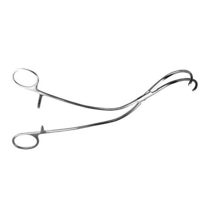 Зажим д/пережатия и сближения концов аорты, левый, детский Фото товара Зажим д/пережатия и сближения концов аорты, левый, детский