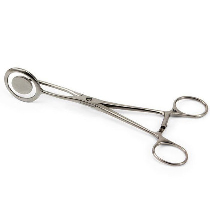 Зажим д/щек и губ с круглыми губками, 188 мм Фото товара Зажим д/щек и губ с круглыми губками, 188 мм