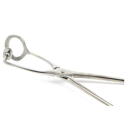 Зажим д/щек и губ с овальными губками, 177 мм Фото товара Зажим д/щек и губ с овальными губками, 177 мм