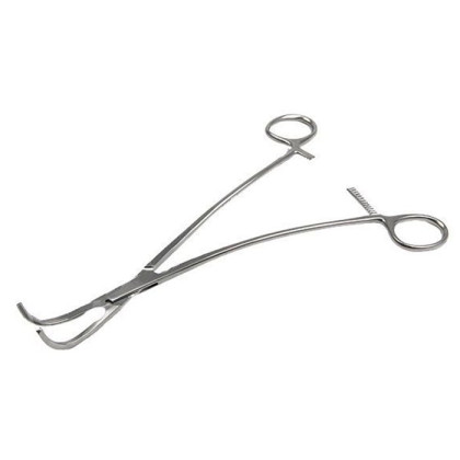 Зажим для аневризмы аорты изогнутый круто, узкий 255 мм ПТО Медтехника Фото товара Зажим для аневризмы аорты изогнутый круто, узкий 255 мм ПТО Медтехника