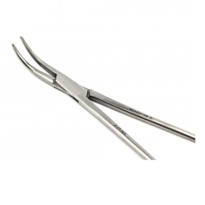 Зажим для желчных протоков изогнутый Surgicon Фото товара Зажим для желчных протоков изогнутый Surgicon