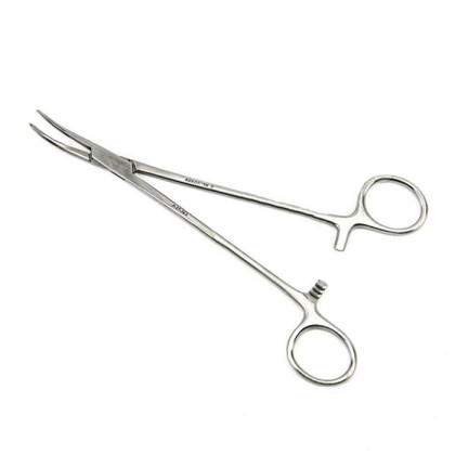 Зажим для желчных протоков изогнутый Surgicon Фото товара Зажим для желчных протоков изогнутый Surgicon