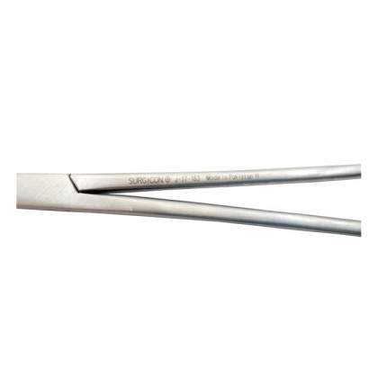 Зажим для желчных протоков изогнутый Surgicon Фото товара Зажим для желчных протоков изогнутый Surgicon