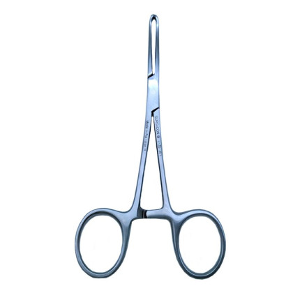 Зажим для захватывания кишечной стенки для новорожденных 140мм Surgicon Фото товара Зажим для захватывания кишечной стенки для новорожденных 140мм Surgicon