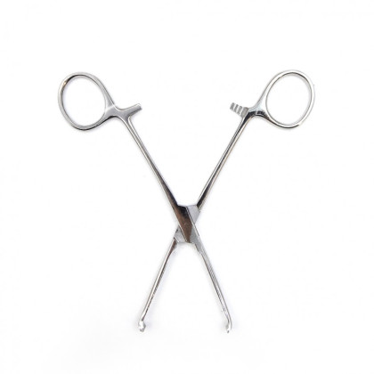 Зажим для захватывания кишечной стенки, 155 мм. Surgiwell Фото товара Зажим для захватывания кишечной стенки, 155 мм. Surgiwell