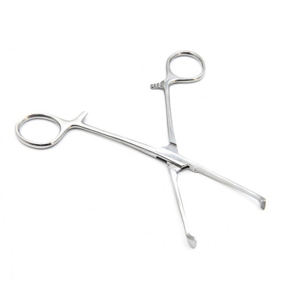 Зажим для захватывания кишечной стенки, 155 мм. Surgiwell Фото товара Зажим для захватывания кишечной стенки, 155 мм. Surgiwell