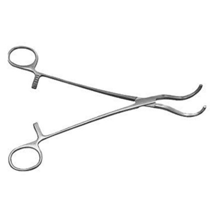 Фото товара Зажим для почечной ножки изогнутый по радиусу детский