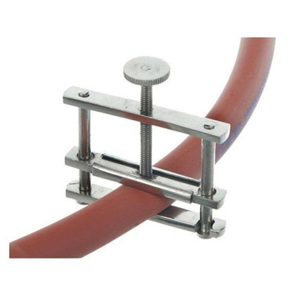 Зажим для резиновых трубок винтовой, для переливания крови ММИЗ Фото товара Зажим для резиновых трубок винтовой, для переливания крови ММИЗ