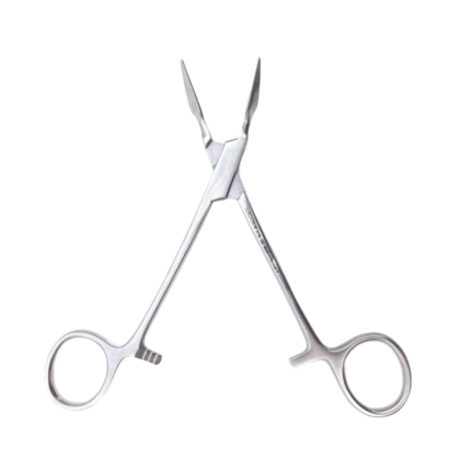 Зажим для удаления инородных тел  по Stieglitz изогнутый 135мм Фото товара Зажим для удаления инородных тел  по Stieglitz изогнутый 135мм