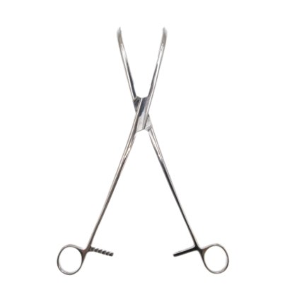 Зажим жесткий для влагалищных операций, №2, изогнутый, 233 мм. Surgiwell Фото товара Зажим жесткий для влагалищных операций, №2, изогнутый, 233 мм. Surgiwell