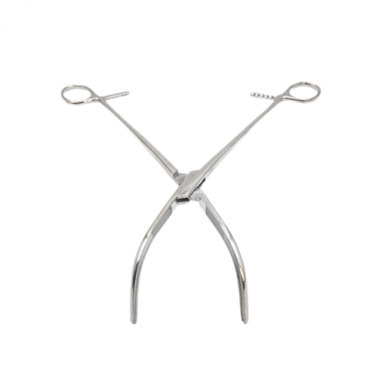 Зажим жесткий для влагалищных операций, №2, изогнутый, 233 мм. Surgiwell Фото товара Зажим жесткий для влагалищных операций, №2, изогнутый, 233 мм. Surgiwell