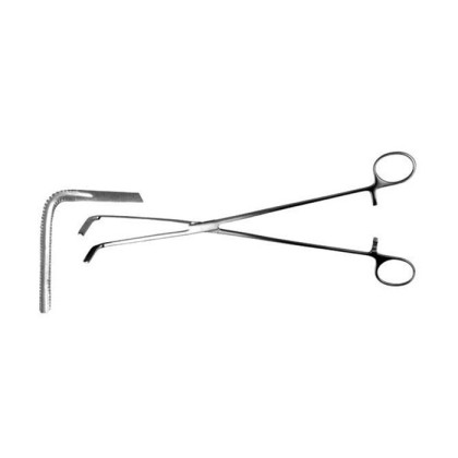 Зажим жесткий для пищевода, 280 мм Фото товара Зажим жесткий для пищевода, 280 мм