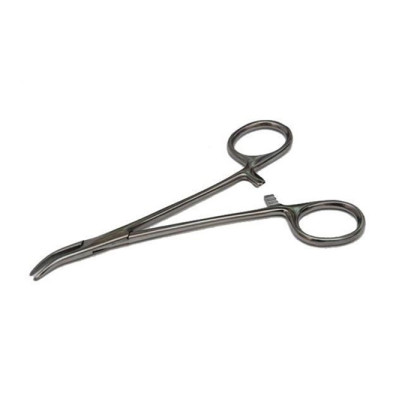 Зажим к/о "Москит" зубчатый изогнутый по ребру 150 мм Sammar Фото товара Зажим к/о "Москит" зубчатый изогнутый по ребру 150 мм Sammar