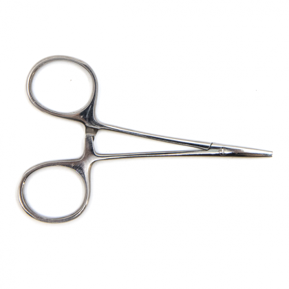 Фото товара Зажим к/о глазной, прямой с зубом, 84 мм