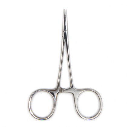 Фото товара Зажим к/о глазной, прямой с зубом, 84 мм