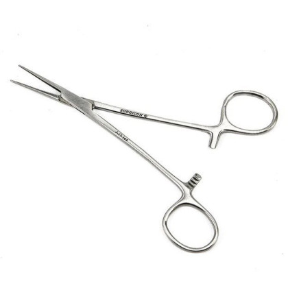 Фото товара Зажим к/о типа Москит, сосудистый прямой, дет 165 мм Surgicon