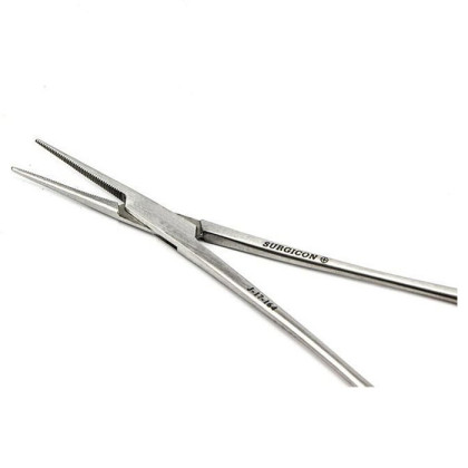 Зажим к/о типа Москит, сосудистый прямой, детский 155 мм Surgicon Фото товара Зажим к/о типа Москит, сосудистый прямой, детский 155 мм Surgicon