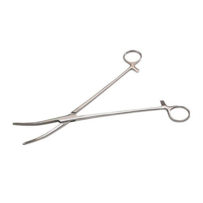 Фото товара Зажим к/о, зубчатый, изогнутый №3, 250 мм Sammar