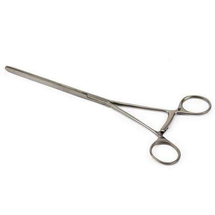 Зажим кишечный эластичный д/детей, прямой, 200 мм Фото товара Зажим кишечный эластичный д/детей, прямой, 200 мм