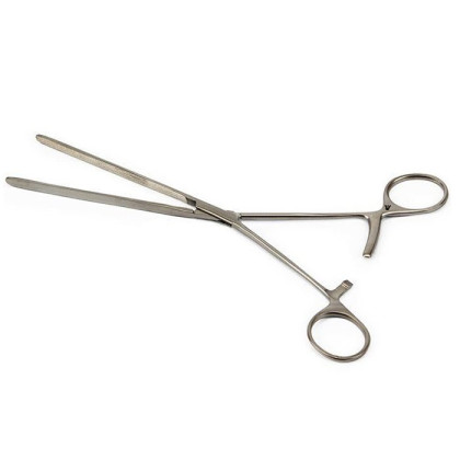 Зажим кишечный эластичный д/детей, прямой, 200 мм Фото товара Зажим кишечный эластичный д/детей, прямой, 200 мм