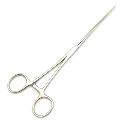 Зажим кишечный эластичный для взрослых прямой 240мм Фото товара Зажим кишечный эластичный для взрослых прямой 240мм