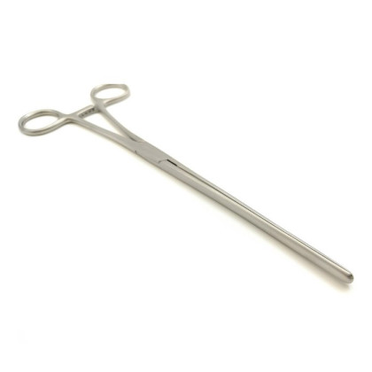 Зажим кишечный эластичный для взрослых прямой 240мм Фото товара Зажим кишечный эластичный для взрослых прямой 240мм