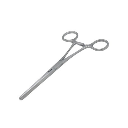 Зажим кишечный эластичный для детей прямой 170мм Фото товара Зажим кишечный эластичный для детей прямой 170мм