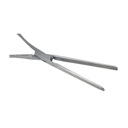 Зажим кишечный эластичный для детей прямой 170мм Фото товара Зажим кишечный эластичный для детей прямой 170мм