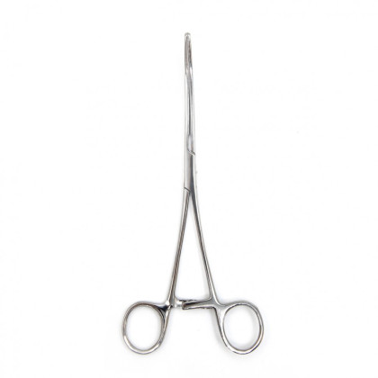 Фото товара Зажим кишечный эластичный для детей, изогнутый, 175 мм. Surgiwell