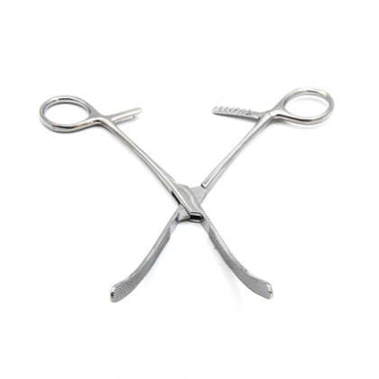 Фото товара Зажим кишечный эластичный для детей, изогнутый, 175 мм. Surgiwell