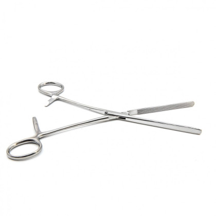 Фото товара Зажим кишечный эластичный для детей, прямой, 175 мм. Surgiwell