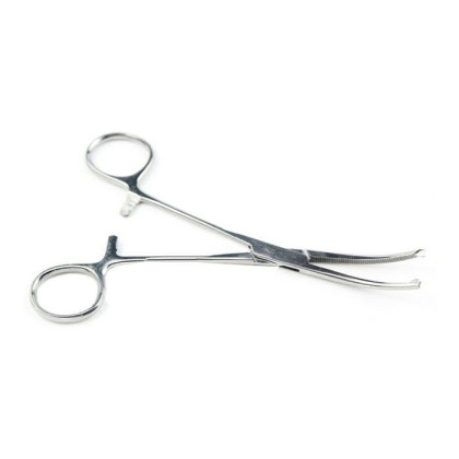 Зажим кровоостанавливающий 1х2 зубчатый изогнутый № 2 160 мм Sammar Фото товара Зажим кровоостанавливающий 1х2 зубчатый изогнутый № 2 160 мм Sammar