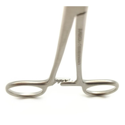 Зажим кровоостанавливающий 1х2 зубый зубчатый прямой N 1 150мм Surgicon Фото товара Зажим кровоостанавливающий 1х2 зубый зубчатый прямой N 1 150мм Surgicon