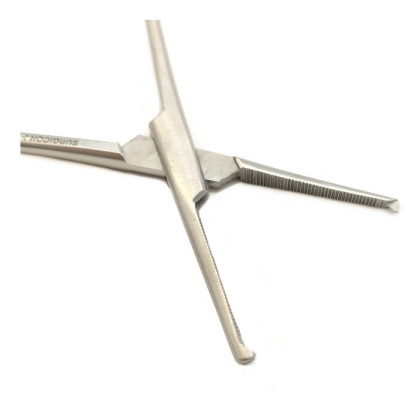 Зажим кровоостанавливающий 1х2 зубый зубчатый прямой N 1 150мм Surgicon Фото товара Зажим кровоостанавливающий 1х2 зубый зубчатый прямой N 1 150мм Surgicon